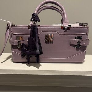 Steve Madden Lilac Satchel with Charm